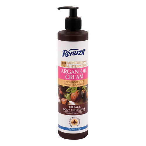 کرم آبرسان و مرطوب کننده پمپی حاوی روغن آرگان 500میل