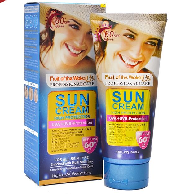 ضدآفتاب وکالی بی رنگ +SPF60 حجم 130 میل