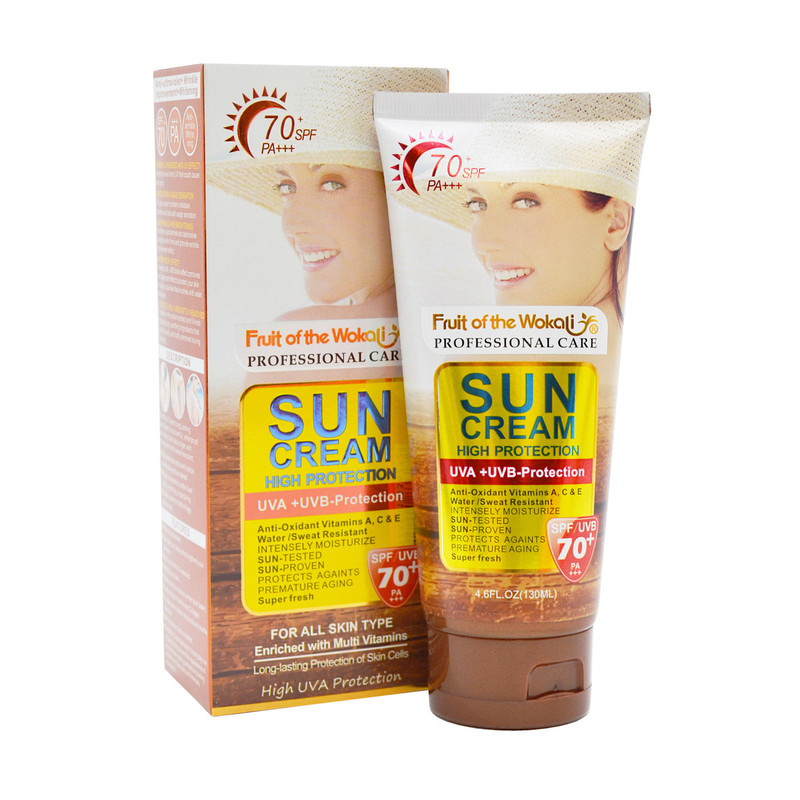 ضد آفتاب وکالی بی رنگ +SPF 70 حجم 130 میل