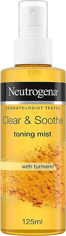تونر زردچوبه نوتروژینا مدل clear & soothe ساخت اروپا حجم 125 میل