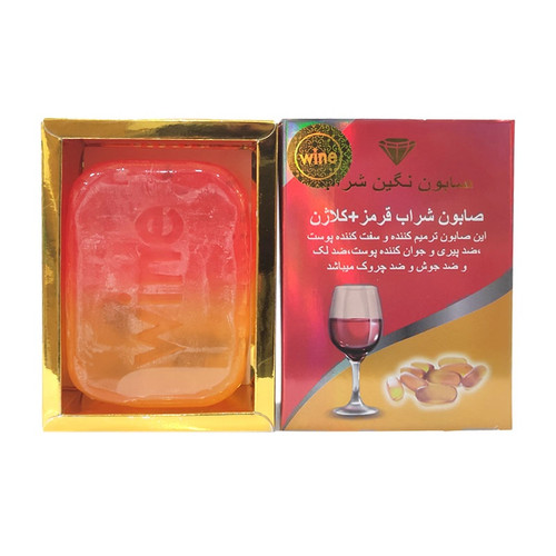 صابون انگور قرمز و کلاژن نگین