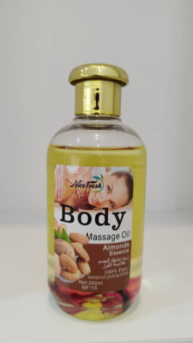 روغن ماساژ بدن Nice Fresh اسانس بادام 250 میل