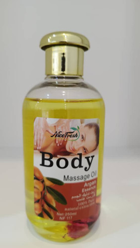 روغن ماساژ بدن Nice Fresh اسانس آرگان 250 میل