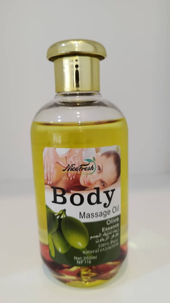 روغن ماساژ بدن Nice Fresh اسانس زیتون 250 میل
