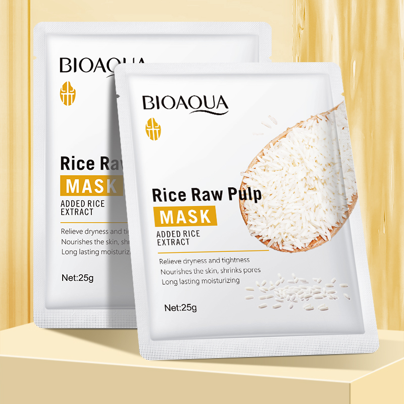ماسک ورقه ای برنج بیوآکوا BIOAQUA