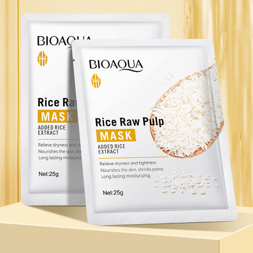 ماسک ورقه ای برنج بیوآکوا BIOAQUA