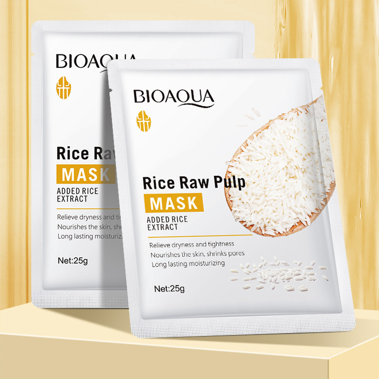 ماسک ورقه ای برنج بیوآکوا BIOAQUA