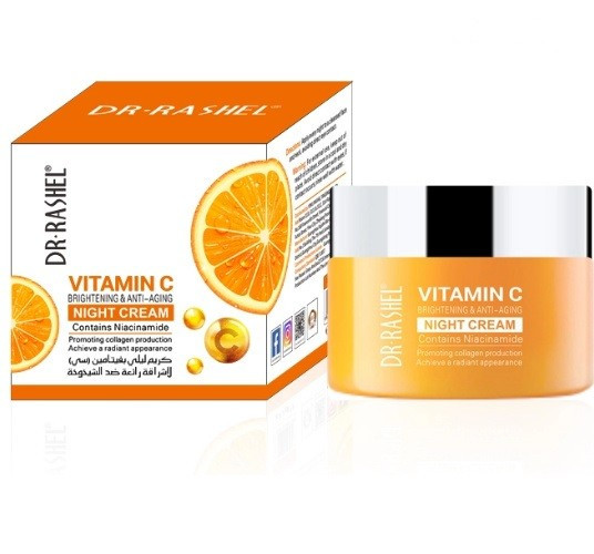 کرم شب ویتامین سی دکتر راشل DR.RASHEL حجم 50 گرم
