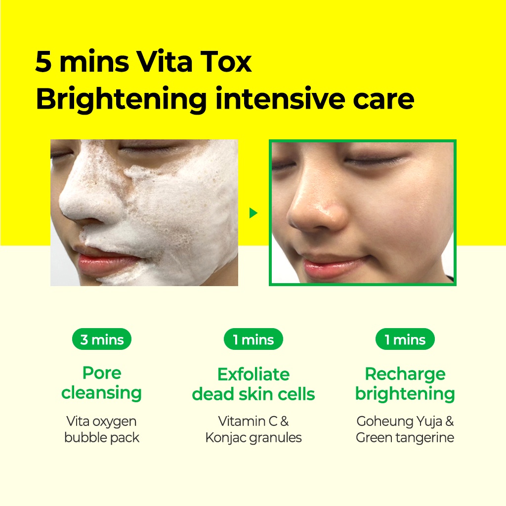 SOME BY MI Bye Bye Blemish Vita Tox Brightening Bubble Cleanser 120ml