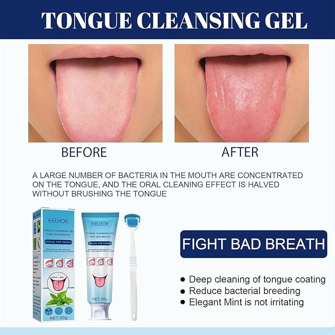 EELHOE TONGUE CLEANSING GEL FIGHT BAD BREATH