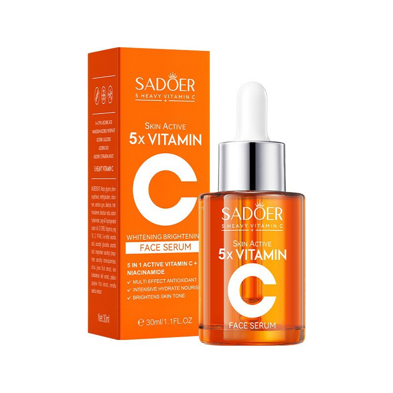 سرم سفید و شفاف کننده ویتامین سی 5 برابر سادور 30ml