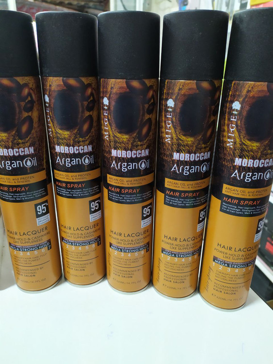 اسپری تافت روغن ارگان مراکشی موروکان لایتنس