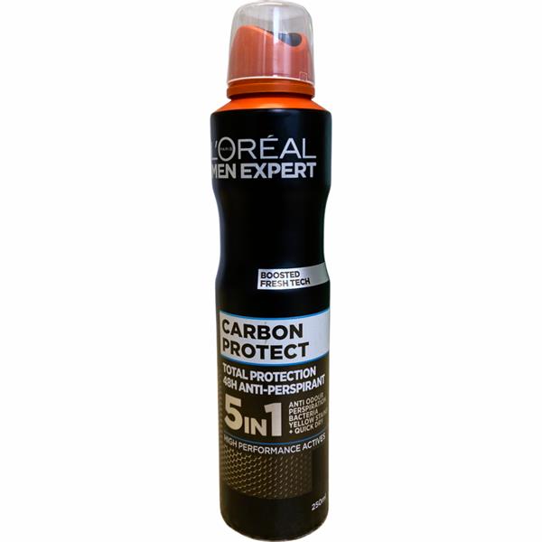 اسپری ضد تعریق لورآل LOreal مدل Carbon Protect 5in1