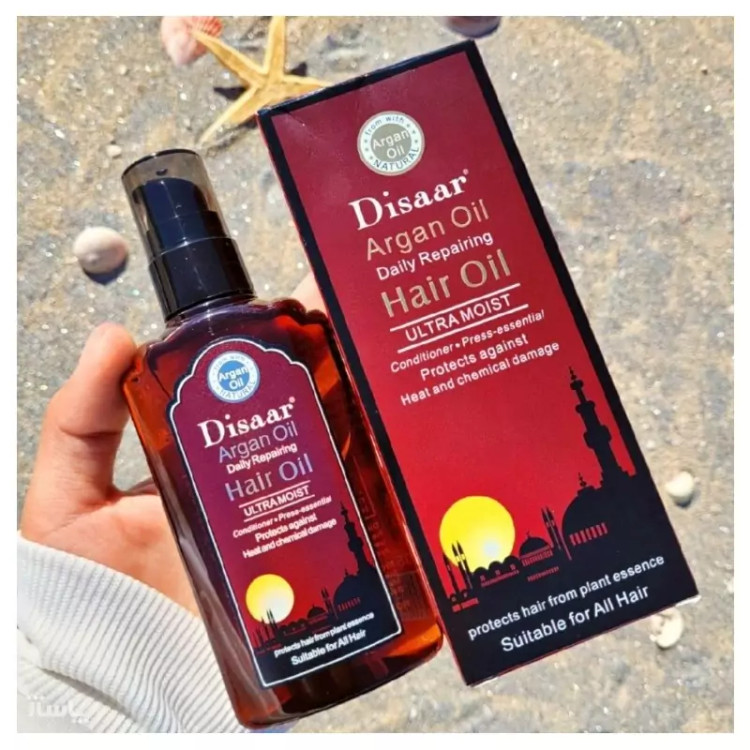 روغن مو آرگان مدل دیسار - Disaar ضد ریزش و تقویت کننده مو
