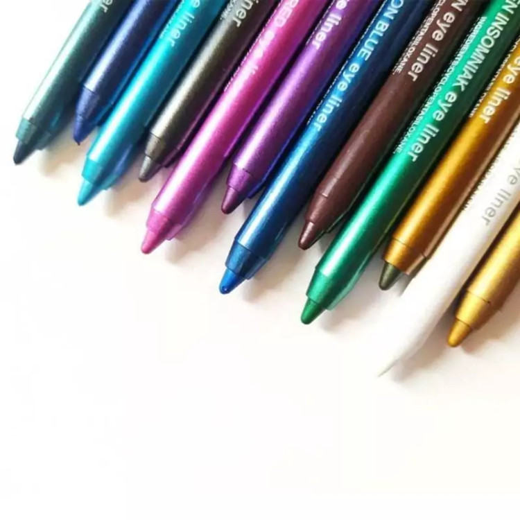 مداد چشم رنگی ( جین 12 عددی )