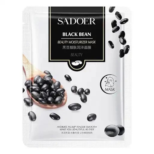 ماسک ورقه ای صورت لوبیا سیاه سادور 25 گرم
