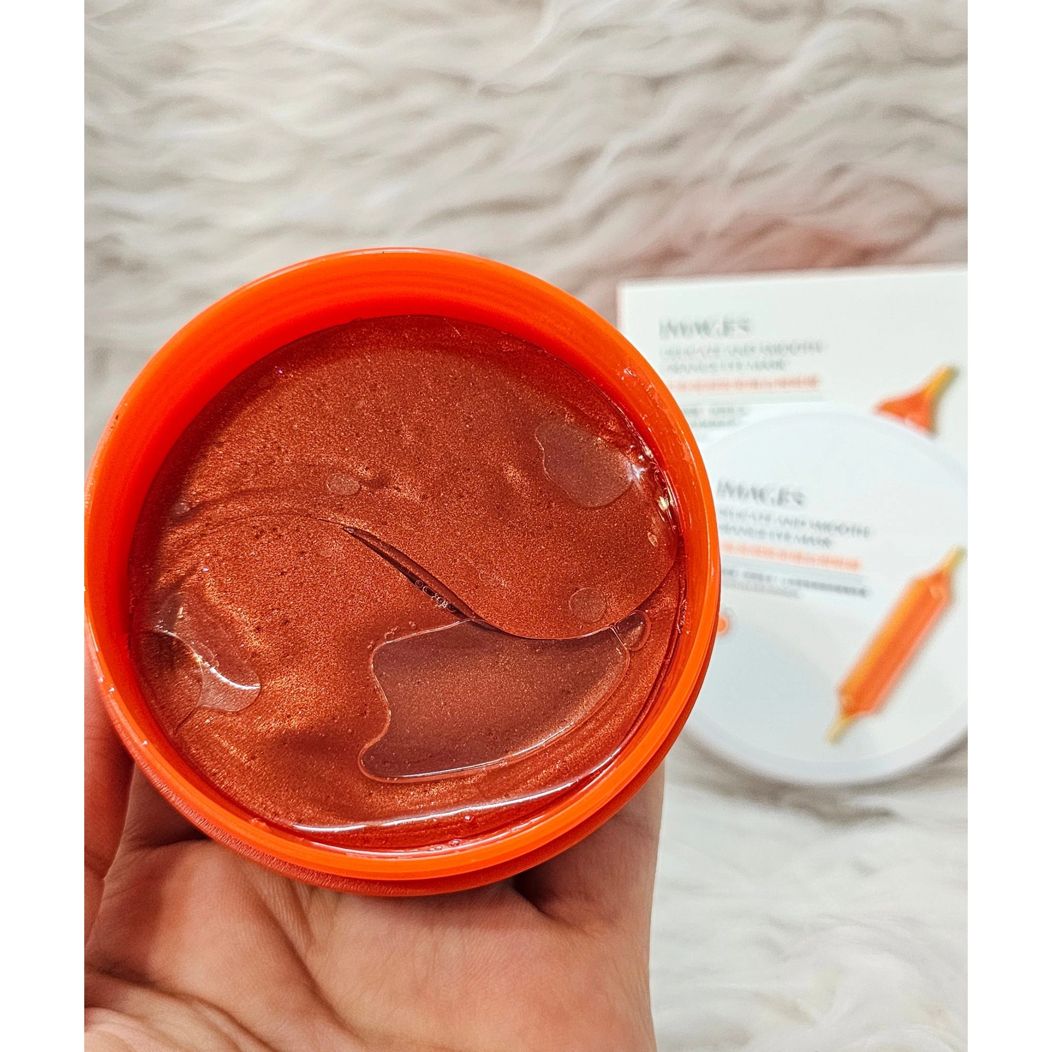 images orange eye mask delicate and smooth