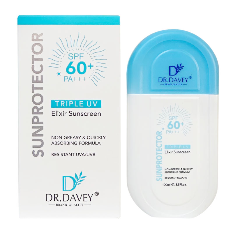 کرم ضد آفتاب دکتر دیوی SPF60 مدل Triple UV