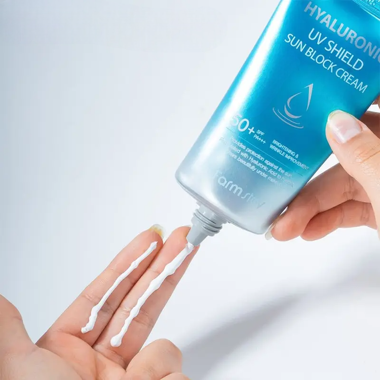 مشخصات کرم ضد آفتاب farm stay مدل Hyaluronic