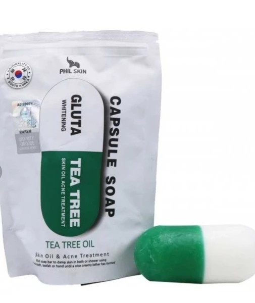 صابون کپسولی چای سبز گلوتاتیون فیل اسکین 120 گرم