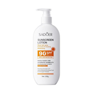 ضد آفتاب و لوسیون بدن spf90 سادور 220میل