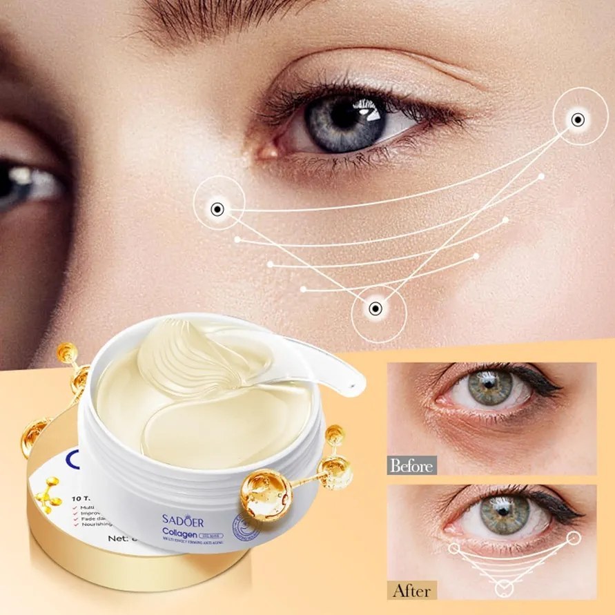 ماسک زیر چشم کاسه ای(پچ) 60 عددی سادور
