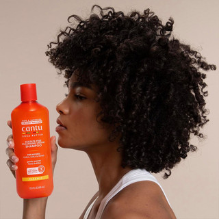 شامپو کرمی بدون سولفات کنتو Cantu Sulfate-Free Cleansing Cream Shampoo حجم 400 میل