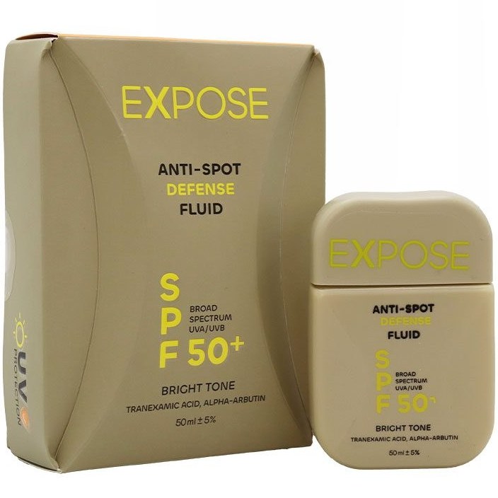 اکسپوز فلوئید روشن‌کننده نواحی دارای لک SPF 50+/ ضدلک و ضدآفتاب 50 میل