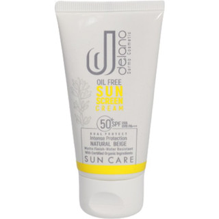 کرم ضدآفتاب پوست چرب دلانو بژ طبیعی2 باSPF50 حجم50میل