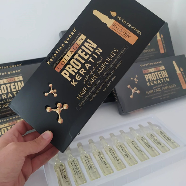 ویال مو کراتین کویین پک 10 عددی Protein keratin