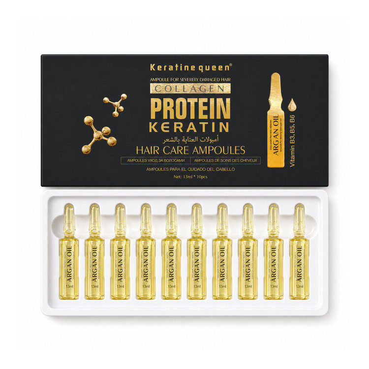 ویال مو کراتین کویین پک 10 عددی Protein keratin