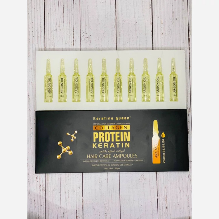 ویال مو کراتین کویین پک 10 عددی Protein keratin