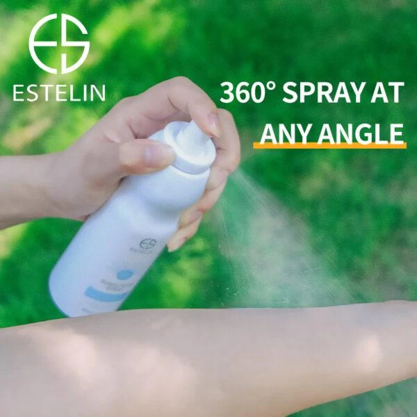 اسپری ضد آفتاب استلین SPF50 مدل Ultra-Light آبرسان و روشن کننده / Estelin
